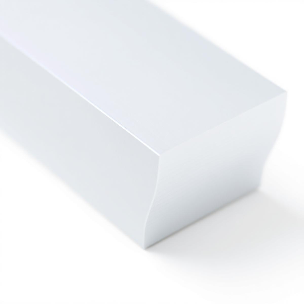 Macro photograph of a machined white aluminium component