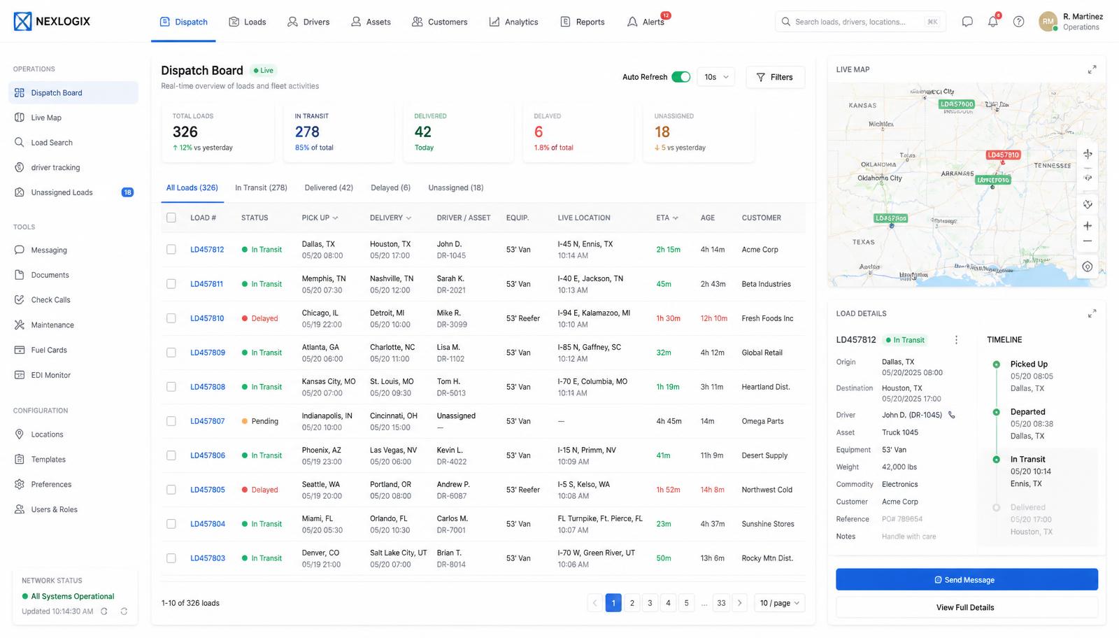 Meridian Ops — Complex front-end system